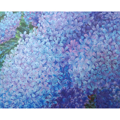 Anastasia Woron: “Mar de lilas” – Óleo Original Firmado 70×50 cm 2020