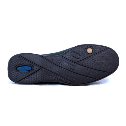 Fluchos Orion: Mocasín Hombre Piel Ligero Azul 8682
