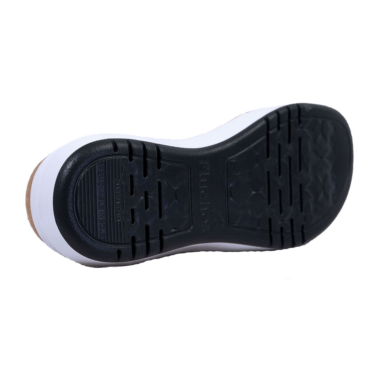 Fluchos Yagon: Sandalias Mujer Piel Plantilla Extraíble Negro F2425