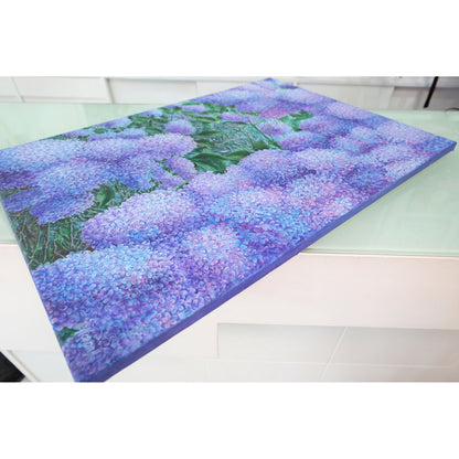 Anastasia Woron: “Mar de lilas” – Óleo Original Firmado 70×50 cm 2020