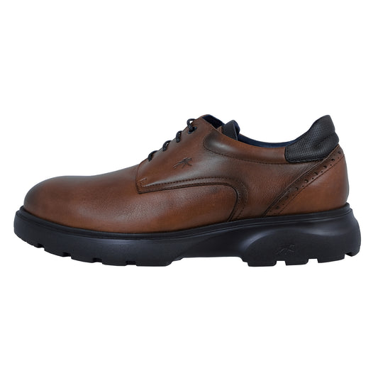 Fluchos Odin: Comfortable Brown Leather Men's Shoes F1850