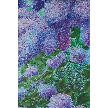 Anastasia Woron: “Mar de lilas” – Óleo Original Firmado 70×50 cm 2020