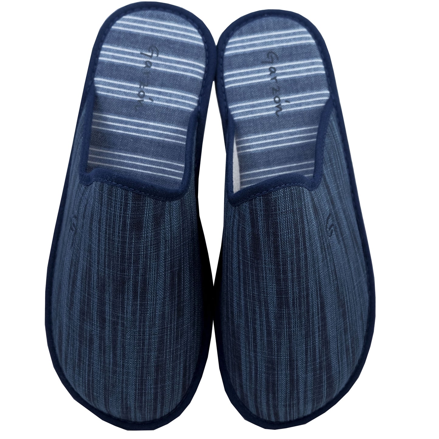 Garzon: Zapatillas Para Hombre De Andar Por Casa Suelo Parquet Azul P306.139