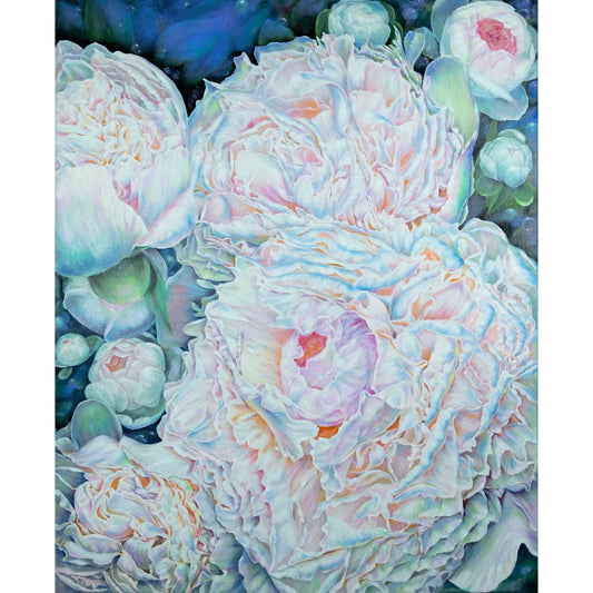 Anastasia Woron “Whisper of Peonies” – Cuadro Óleo Original Firmado 85×65 cm  2021