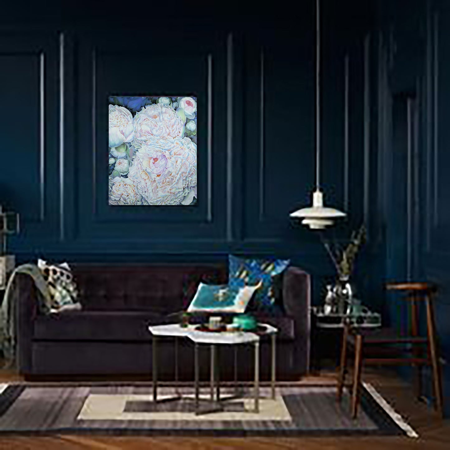 Anastasia Woron “Whisper of Peonies” – Cuadro Óleo Original Firmado 85×65 cm  2021