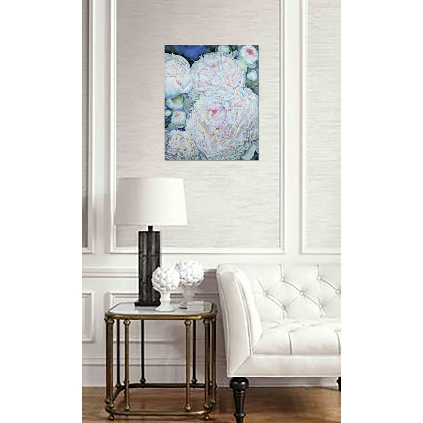 Anastasia Woron “Whisper of Peonies” – Cuadro Óleo Original Firmado 85×65 cm  2021
