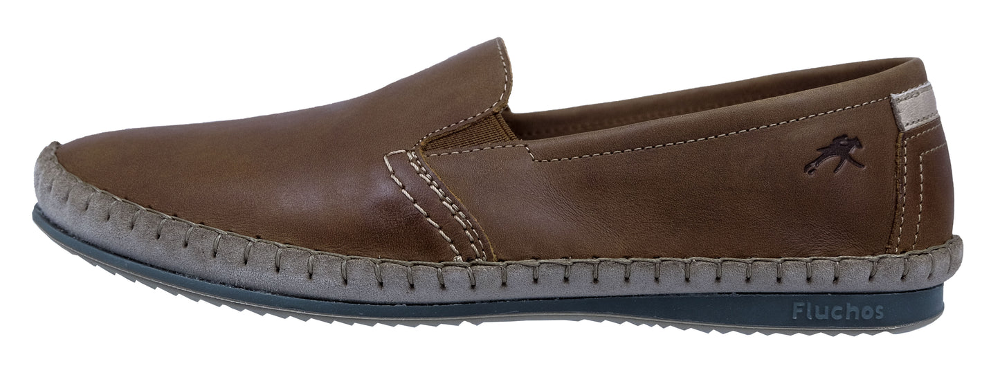 Fluchos Bahamas : Mocassins pour hommes en cuir souple 8264