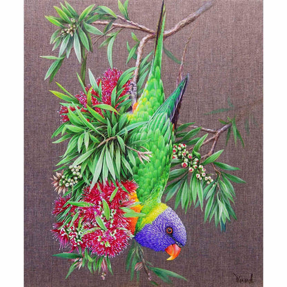 Anastasia Woron: "¡Soy muy guapo!" – Óleo Original 46x38 cm (2023)