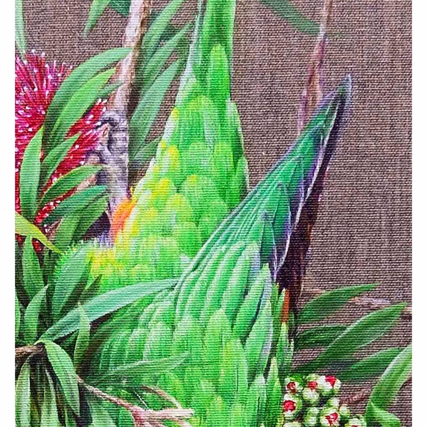 Anastasia Woron: "¡Soy muy guapo!" – Óleo Original 46x38 cm (2023)