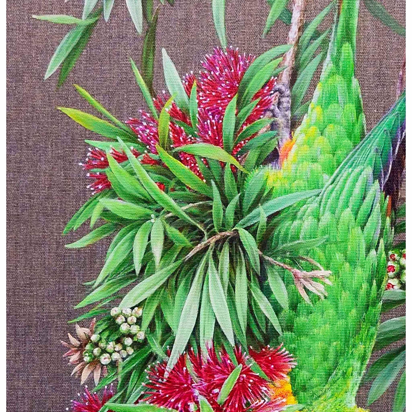 Anastasia Woron: "¡Soy muy guapo!" – Óleo Original 46x38 cm (2023)