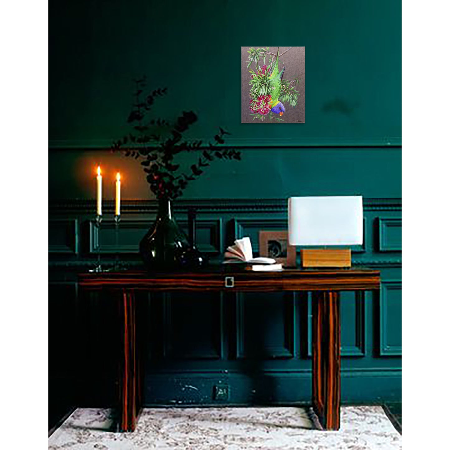 Anastasia Woron: "¡Soy muy guapo!" – Óleo Original 46x38 cm (2023)