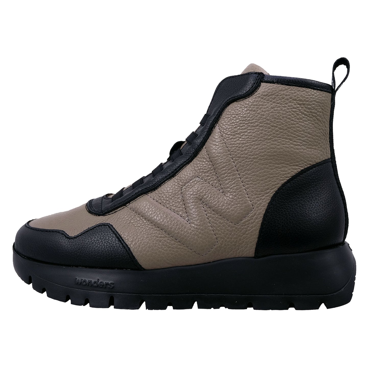 Wonders England Botines Plataforma Piel Beige A-2415