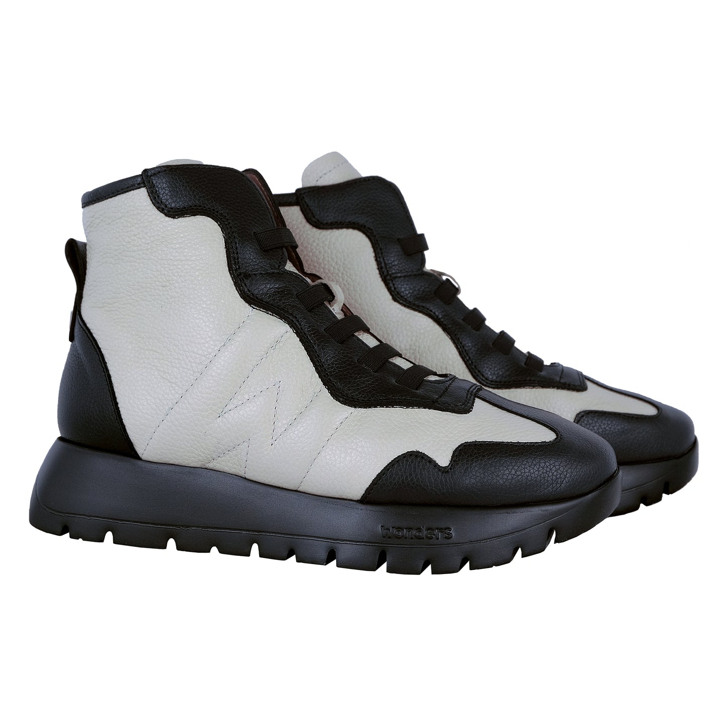Wonders England Bottines à plateforme en cuir A-2451