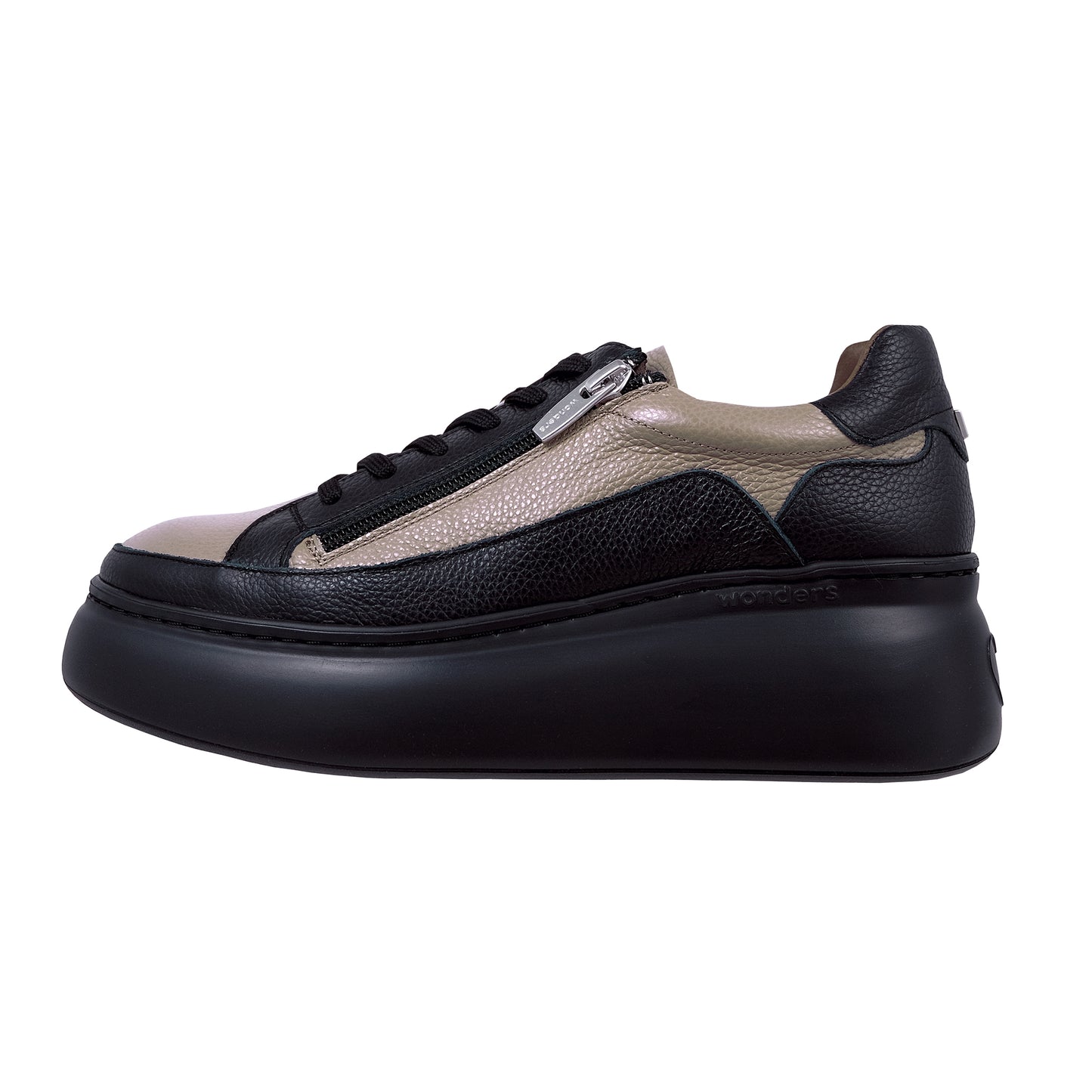 Wonders Tyler: Zapatos Mujer Plataforma Beige A-2640