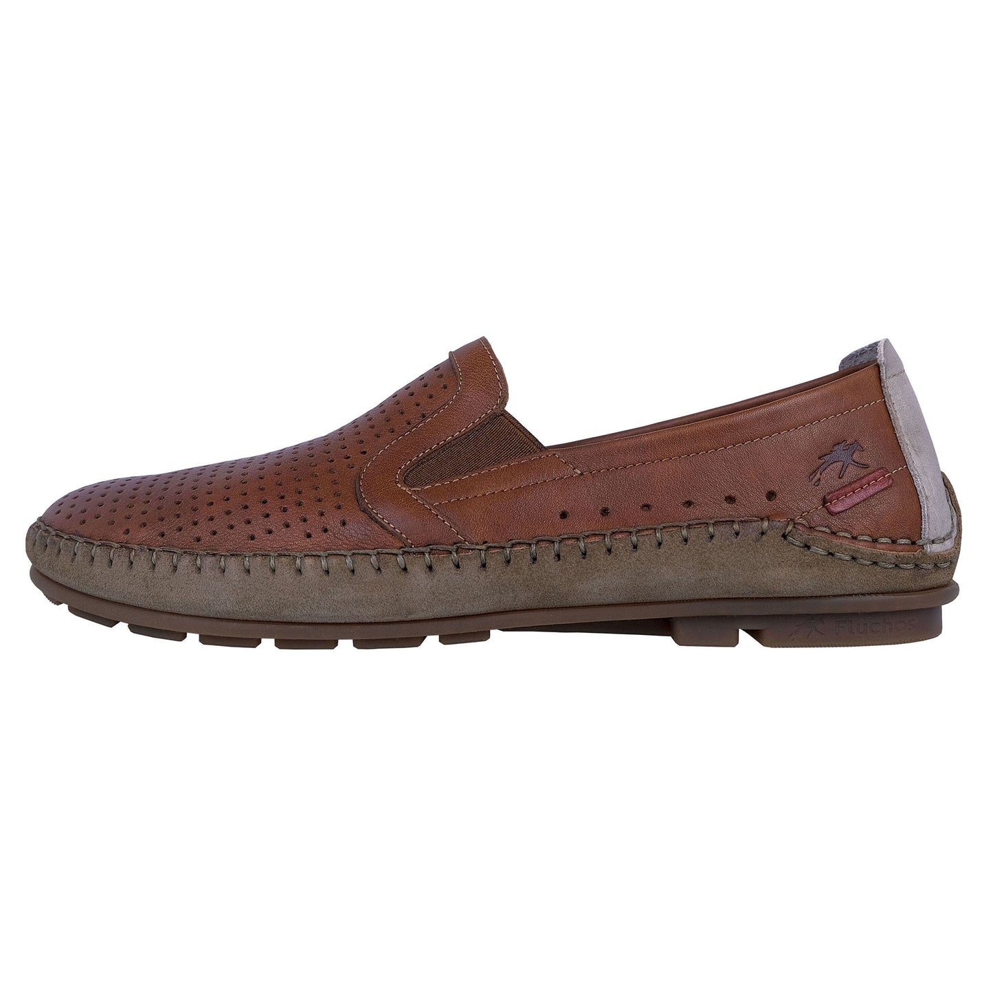 Fluchos Dorian: Mocasín Hombre Flexible Piel Marrón F1177