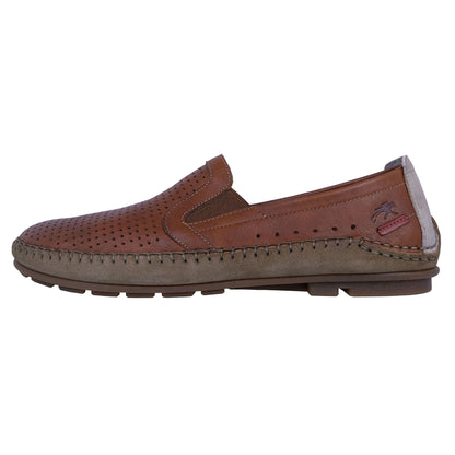 Fluchos Dorian: Mocasín Hombre Flexible Piel Marrón F1177
