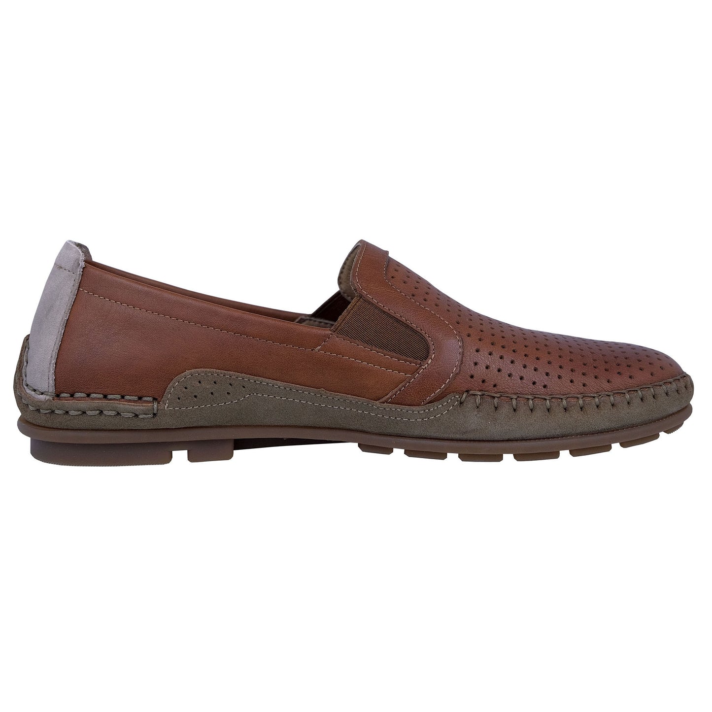 Fluchos Dorian: Mocasín Hombre Flexible Piel Marrón F1177