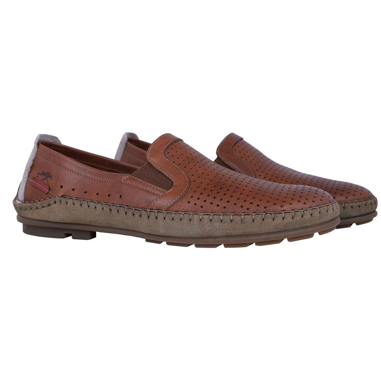 Fluchos Dorian: Mocasín Hombre Flexible Piel Marrón F1177