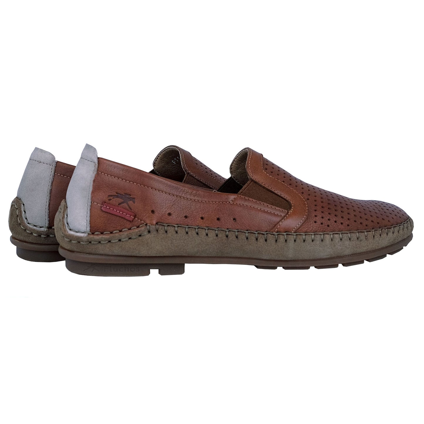 Fluchos Dorian: Mocasín Hombre Flexible Piel Marrón F1177