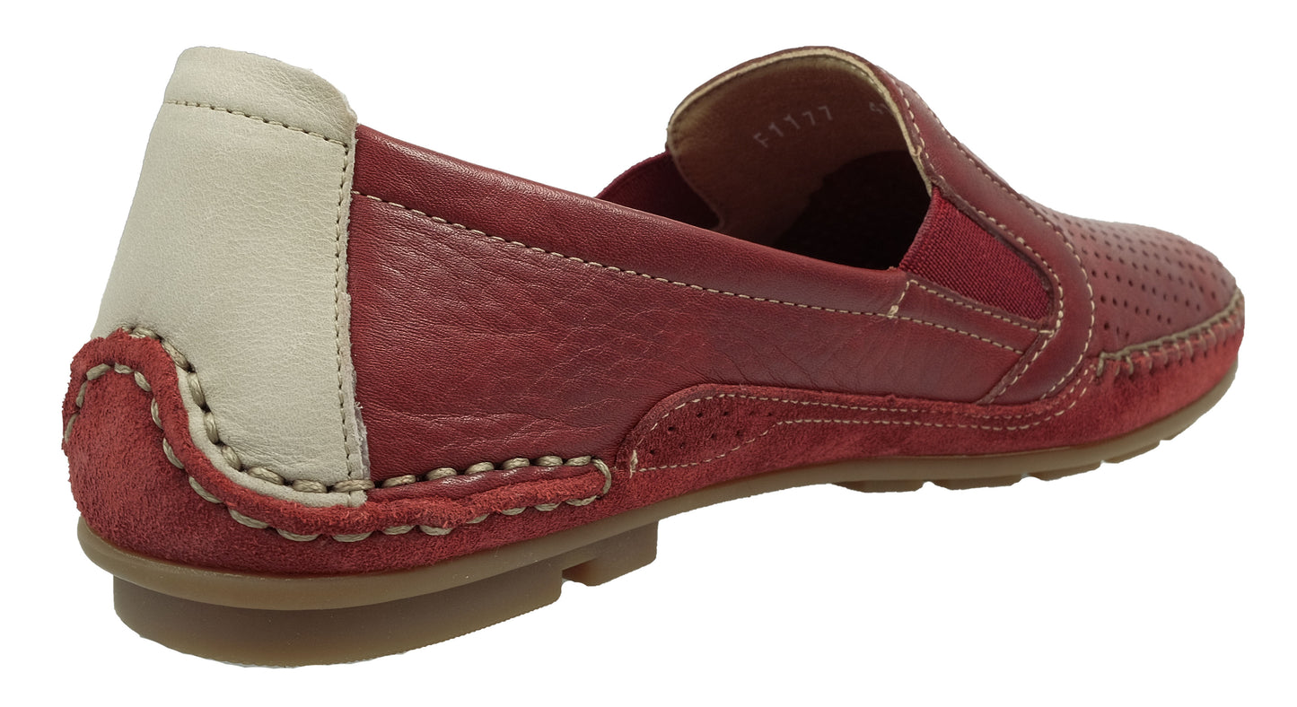 Fluchos Dorian: Flexible Men's Leather Moccasin F1177