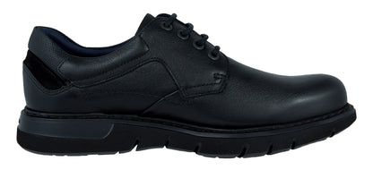 Fluchos Celtic Zapatos Hombre Negro Casual Piel F0247