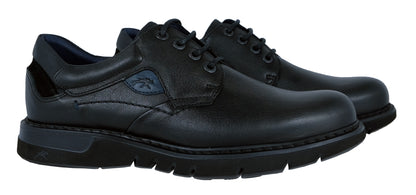 Fluchos Celtic Zapatos Hombre Negro Casual Piel F0247