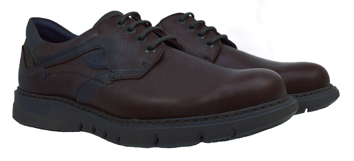 Fluchos Celtic Zapatos Hombre Negro Casual Piel F0247