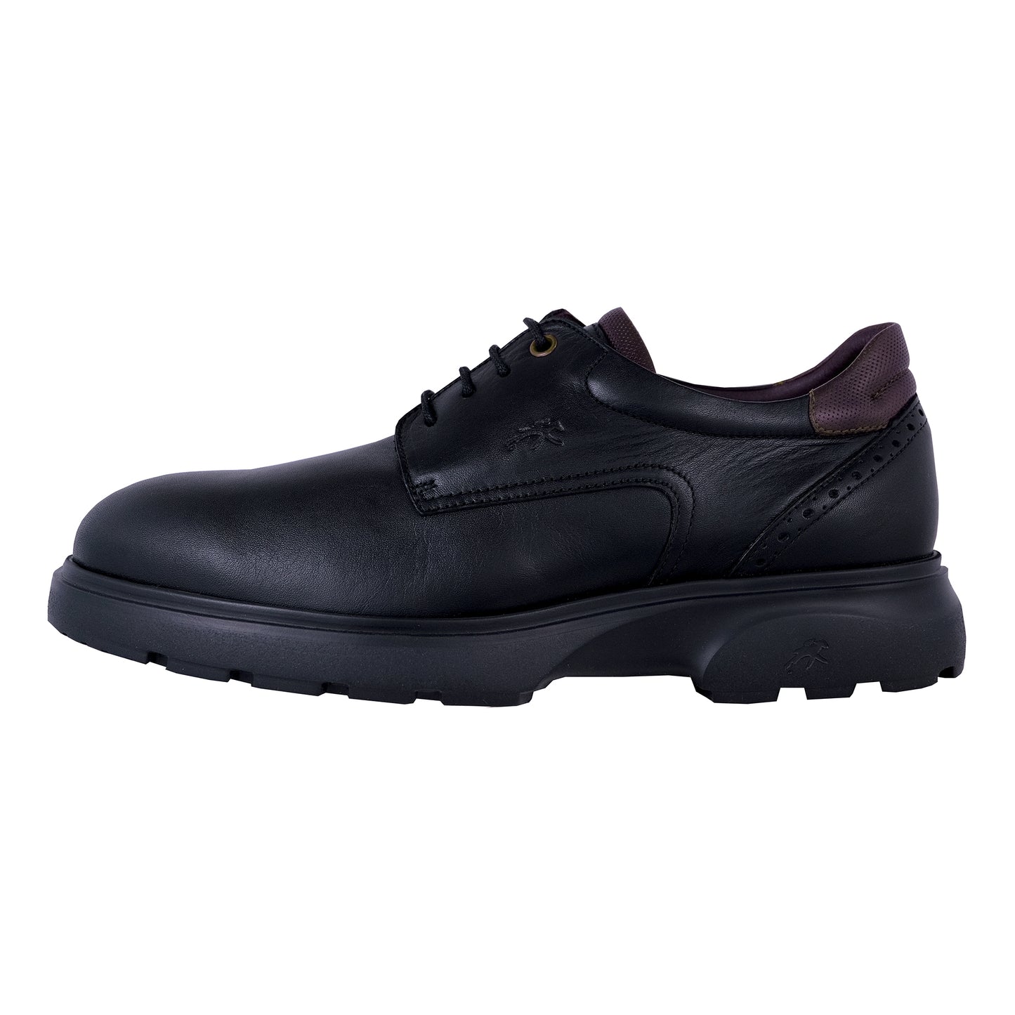 Fluchos Odin: Zapatos Hombre Piel Cómodos Negro F1850