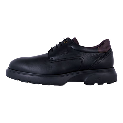 Fluchos Odin: Zapatos Hombre Piel Cómodos Negro F1850