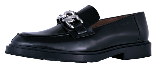 Wonders Suri : Mocassins pour femmes Noir B-9130