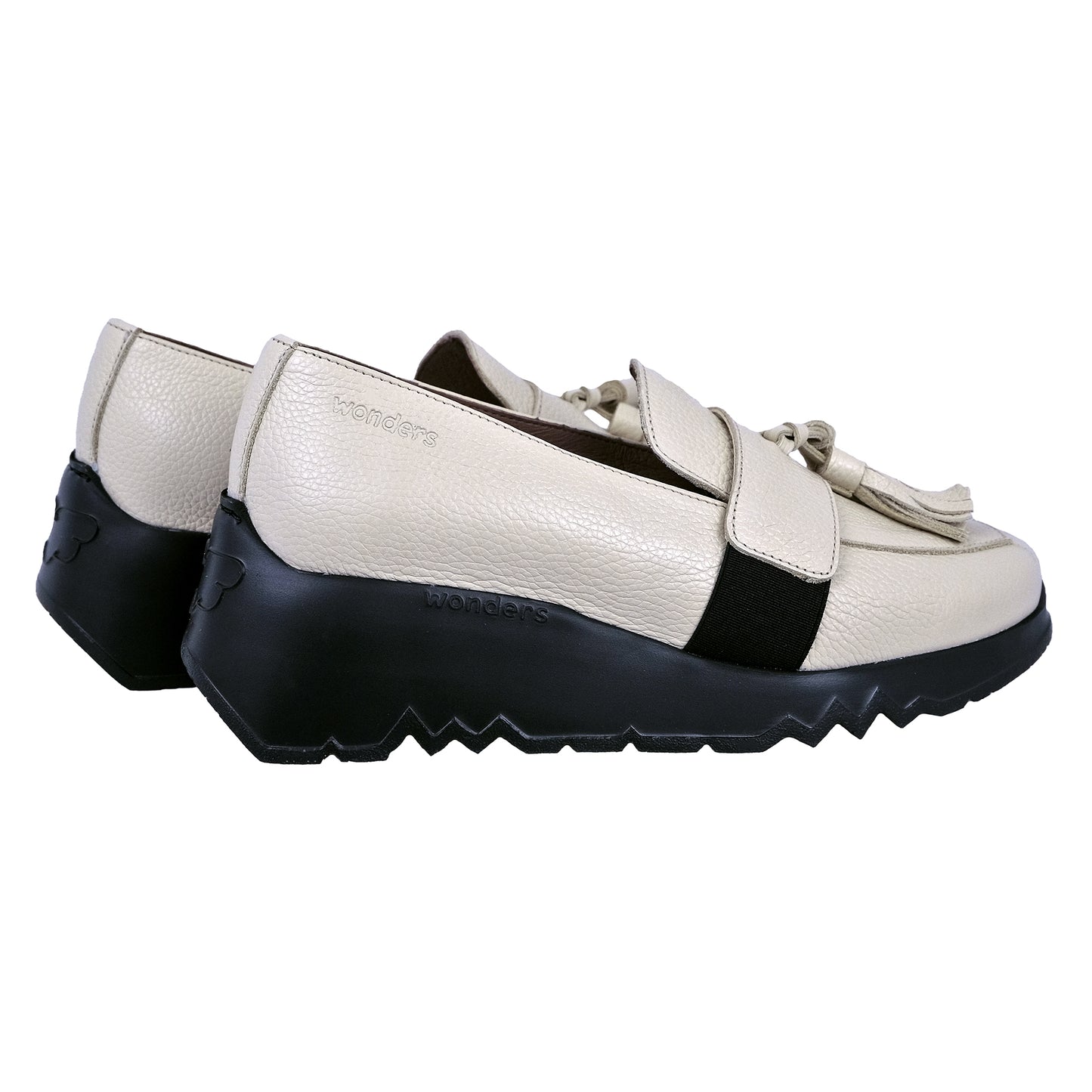Wonders Dance: Mocasines Mujer Beige E-6734