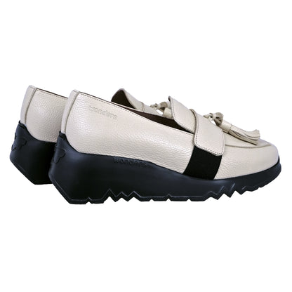 Wonders Dance: Mocasines Mujer Beige E-6734