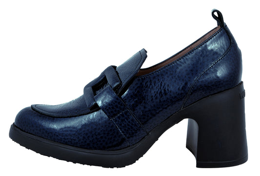 Wonders Subu : Mocassins pour femmes bleus M5502