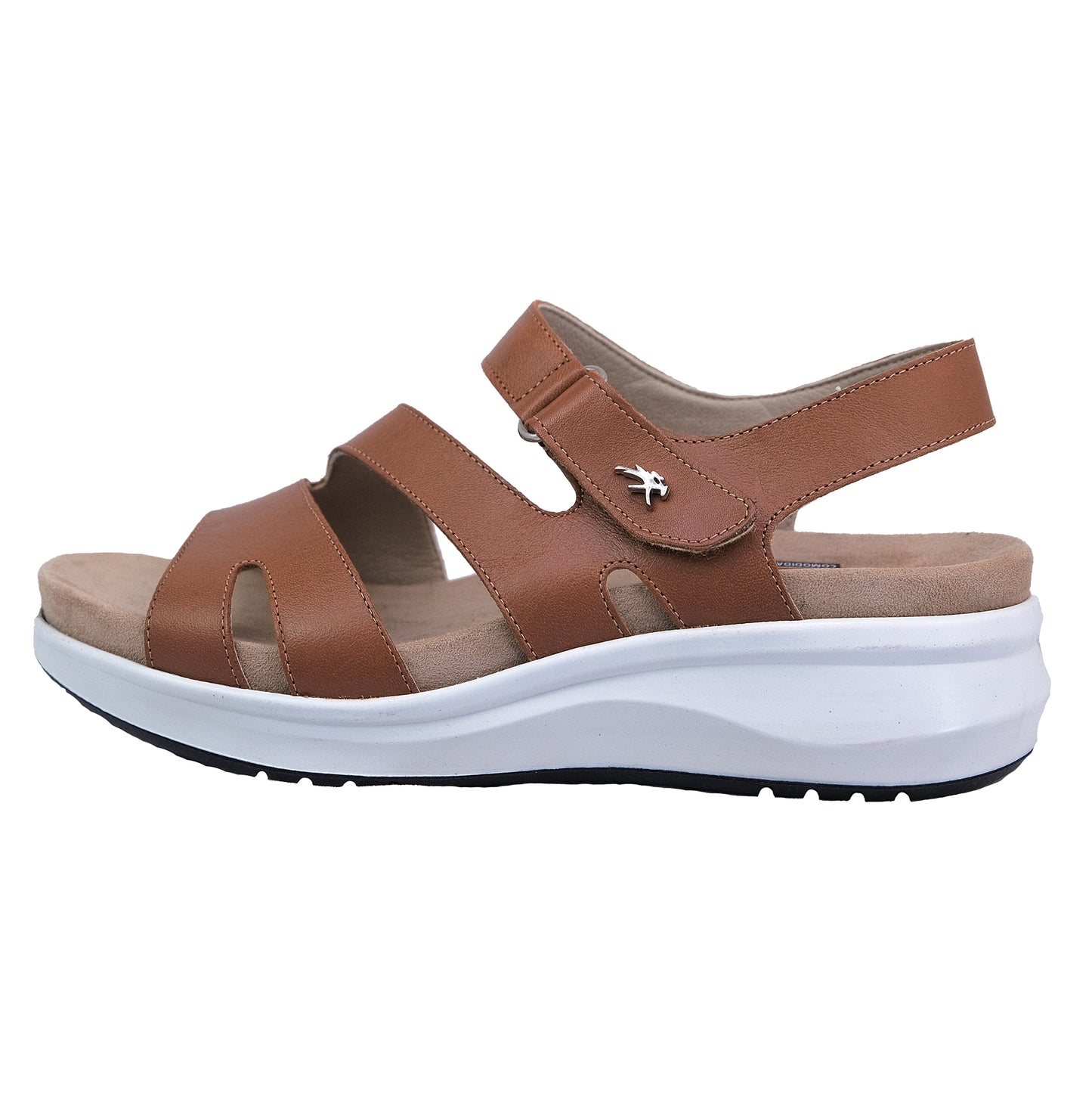 Fluchos Yagon: Sandalias Mujer Piel Plantilla Extraíble F1478