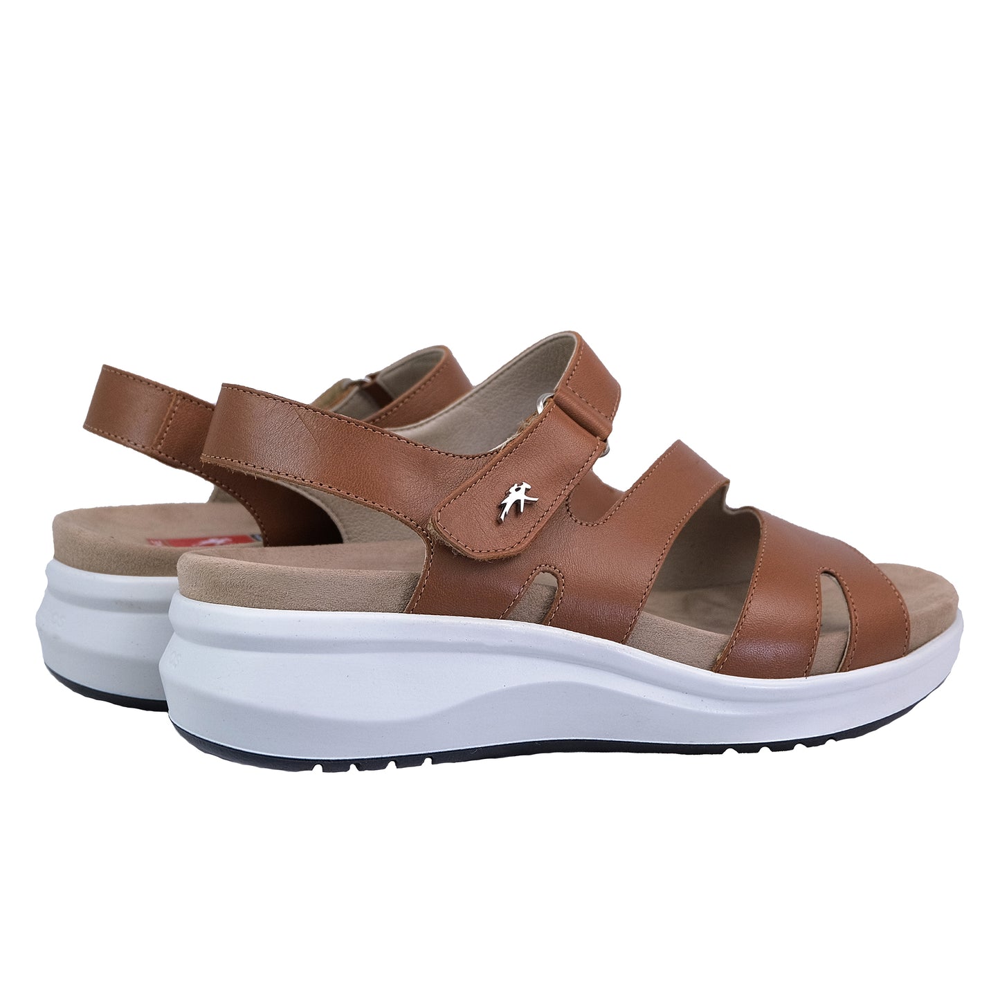 Fluchos Yagon: Sandalias Mujer Piel Plantilla Extraíble F1478