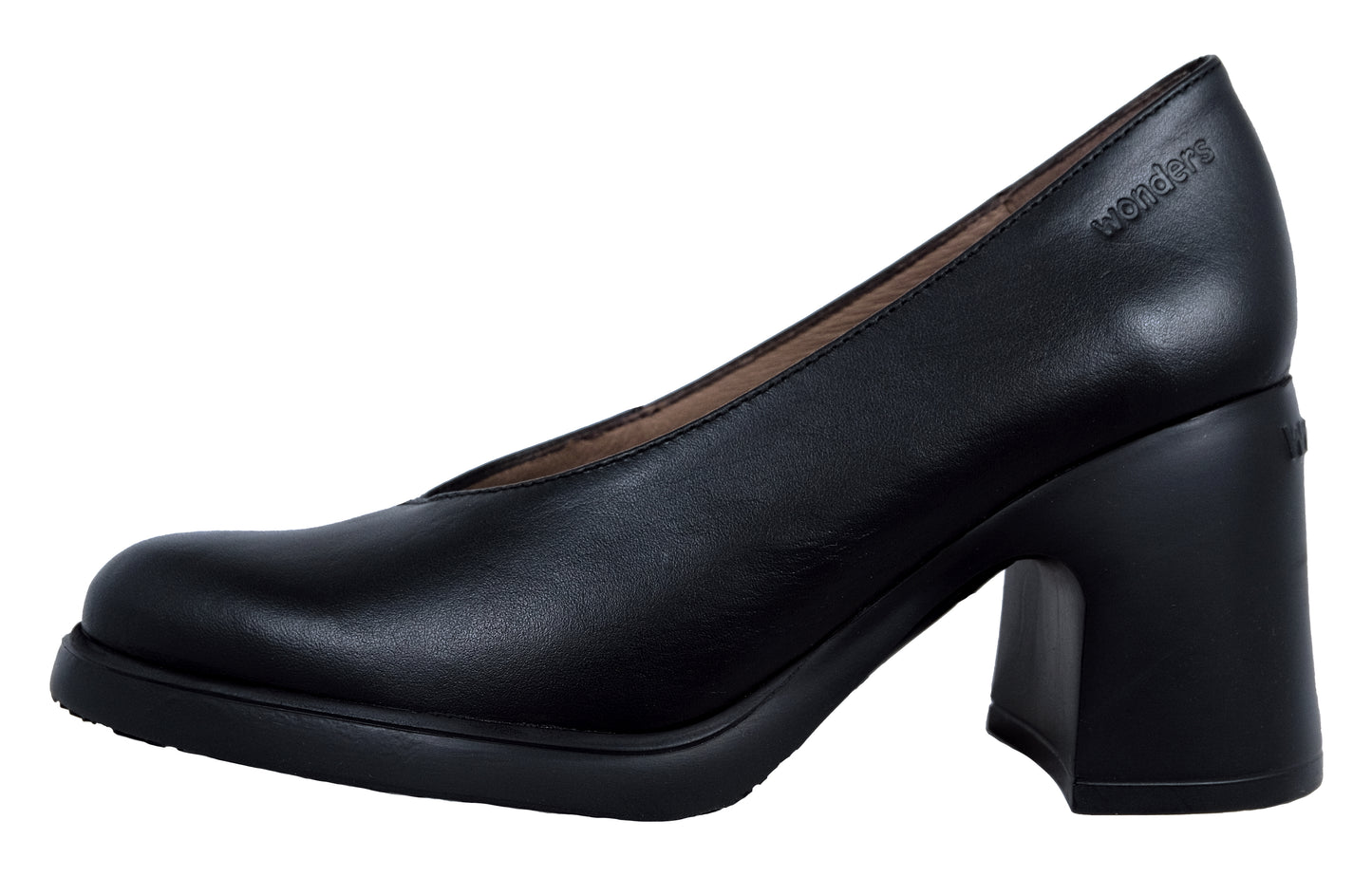 Wonders Eley: Women's Court Shoes Black M-5503