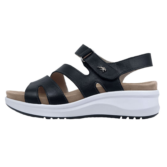 Fluchos Yagon : Sandales en cuir pour femme avec semelle intérieure amovible F1478