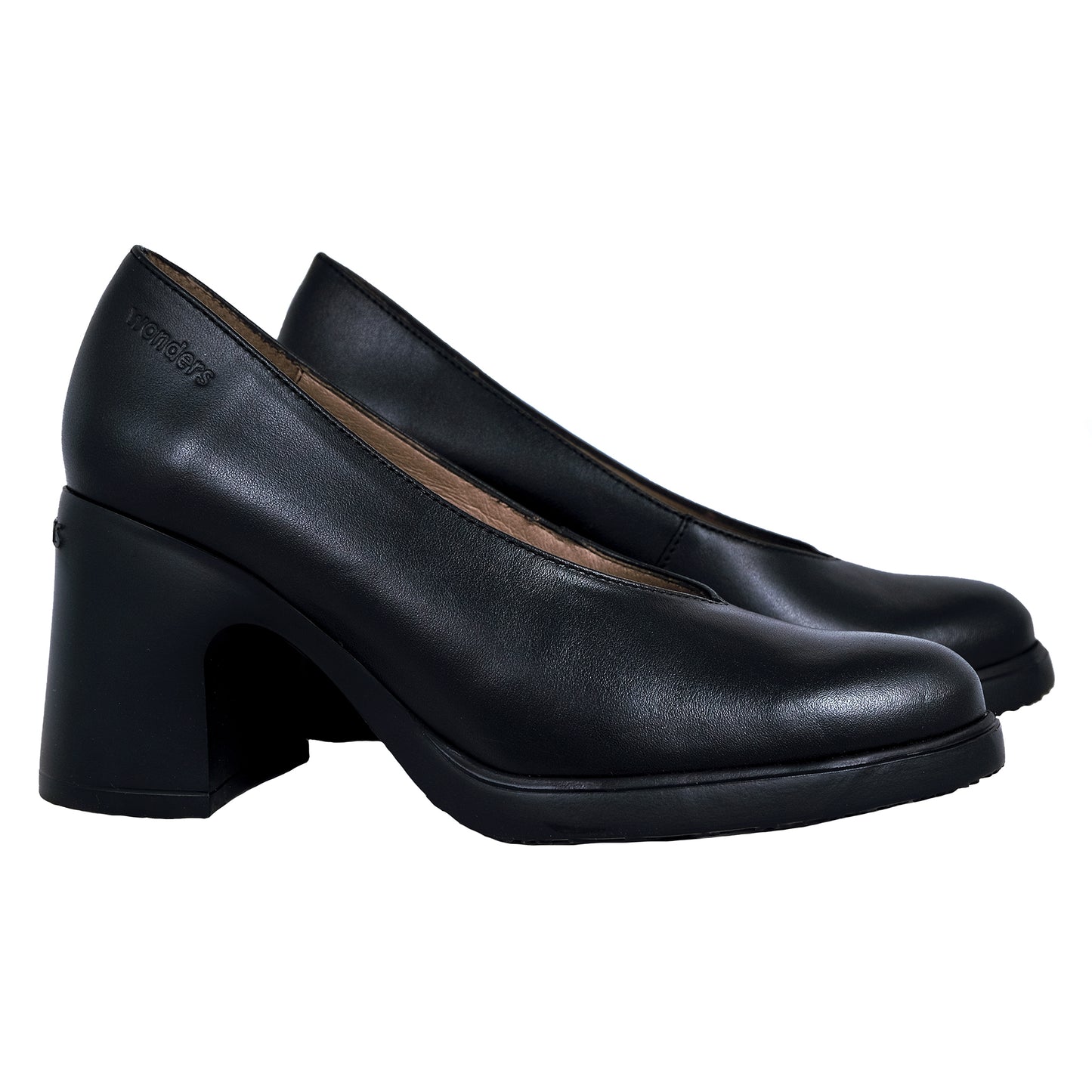 Wonders Eley: Zapatos de Salón Mujer Negro M-5503