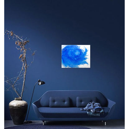 Anastasia Woron: "The Blue" – Original Acrylic 80x65 cm (2021)