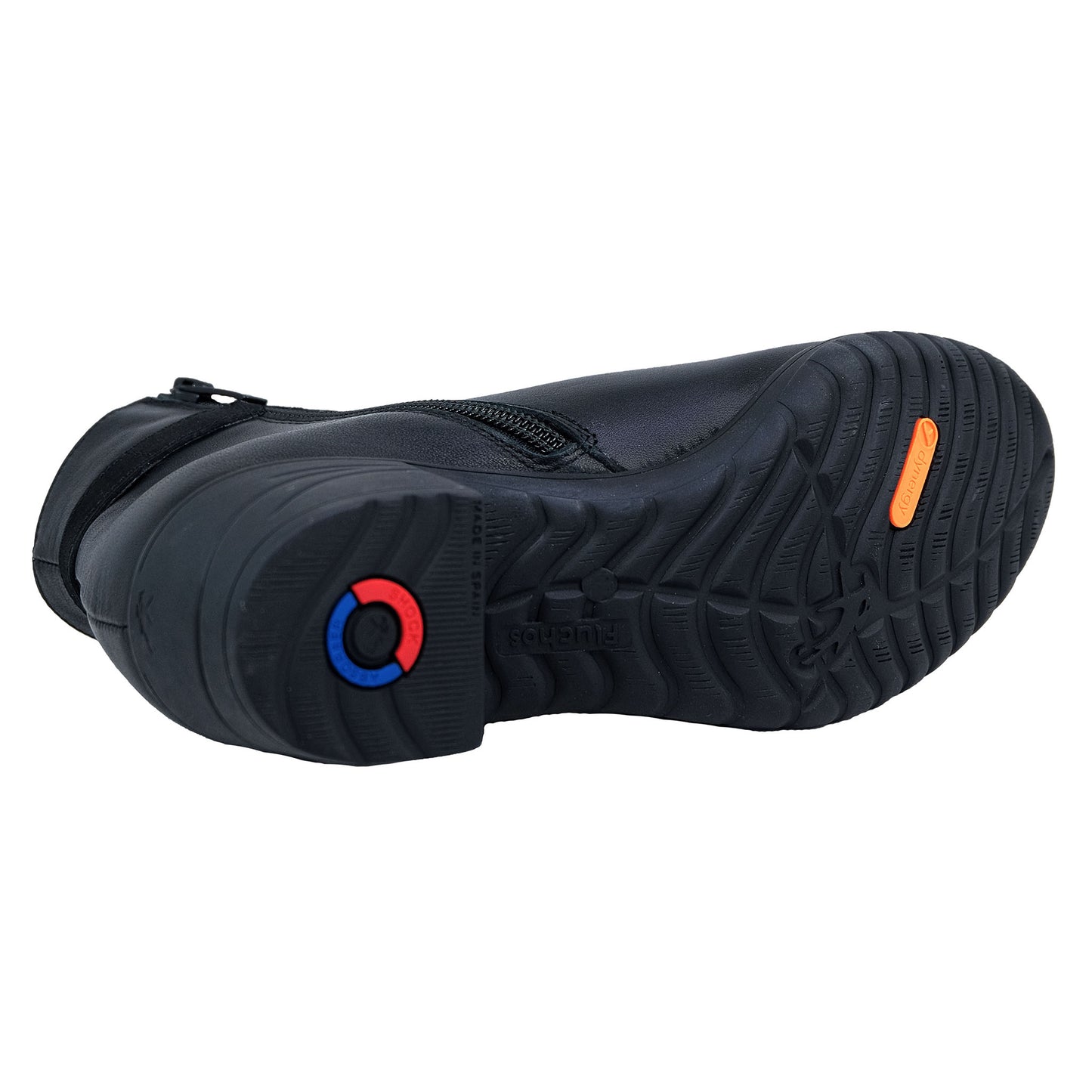 Fluchos Charis: Botines Mujer Tacón Piel Negro F0937