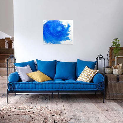 Anastasia Woron: "The Blue" – Original Acrylic 80x65 cm (2021)