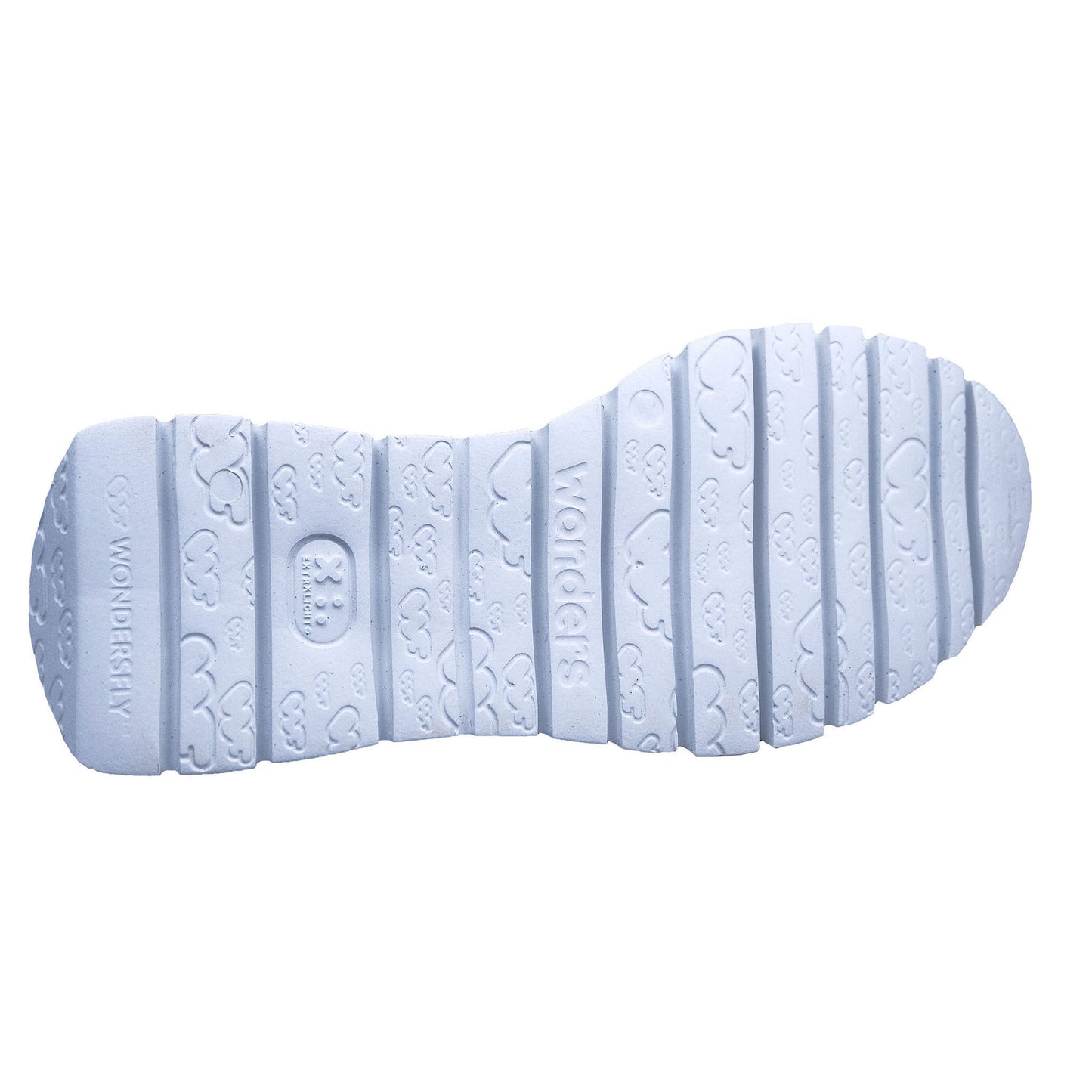 Merveilles : Mocassins à plateforme en cuir blanc pour femmes A-2445