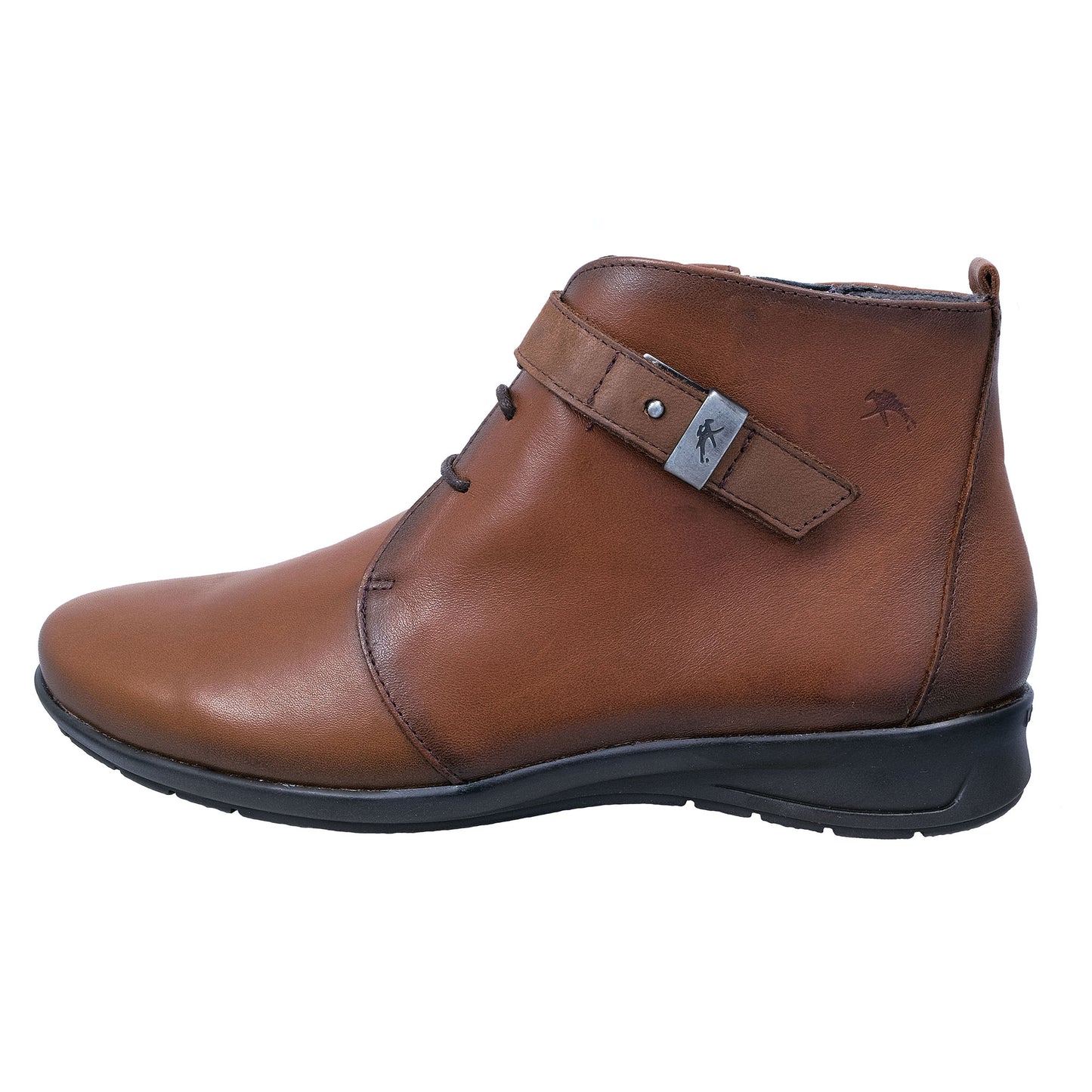 Fluchos Noa : Bottines en cuir marron pour femme 9976