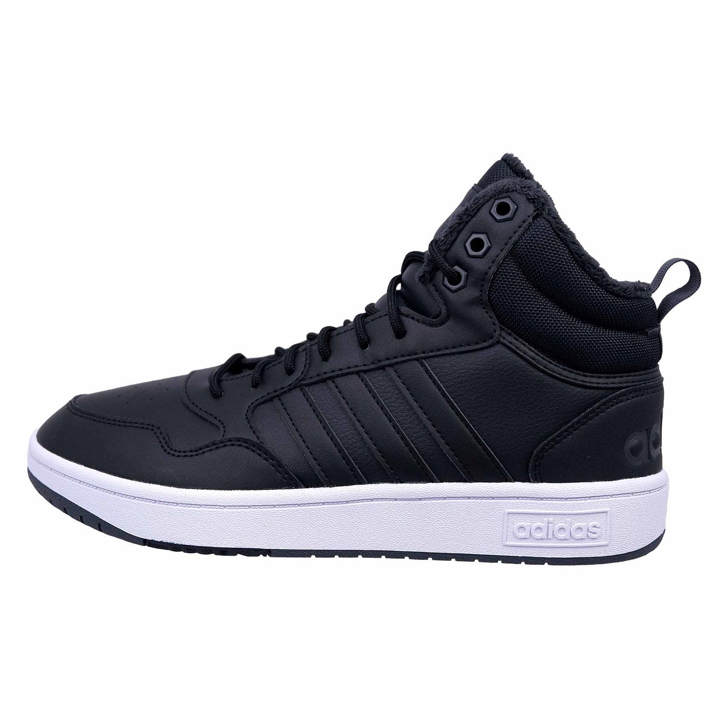 Baskets adidas Hoops 3.0 MID WTR pour homme, noires, GZ6679