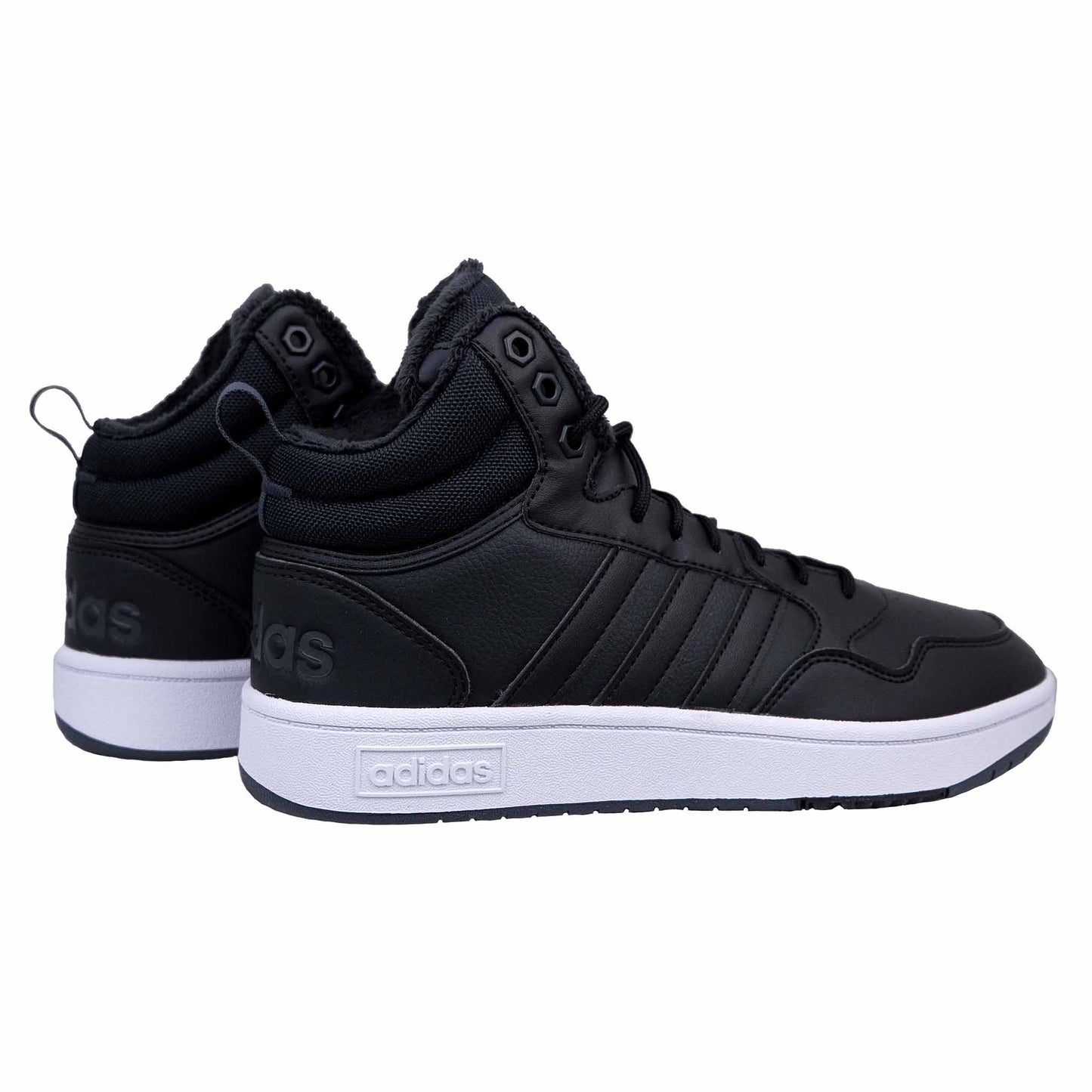 Baskets adidas Hoops 3.0 MID WTR pour homme, noires, GZ6679