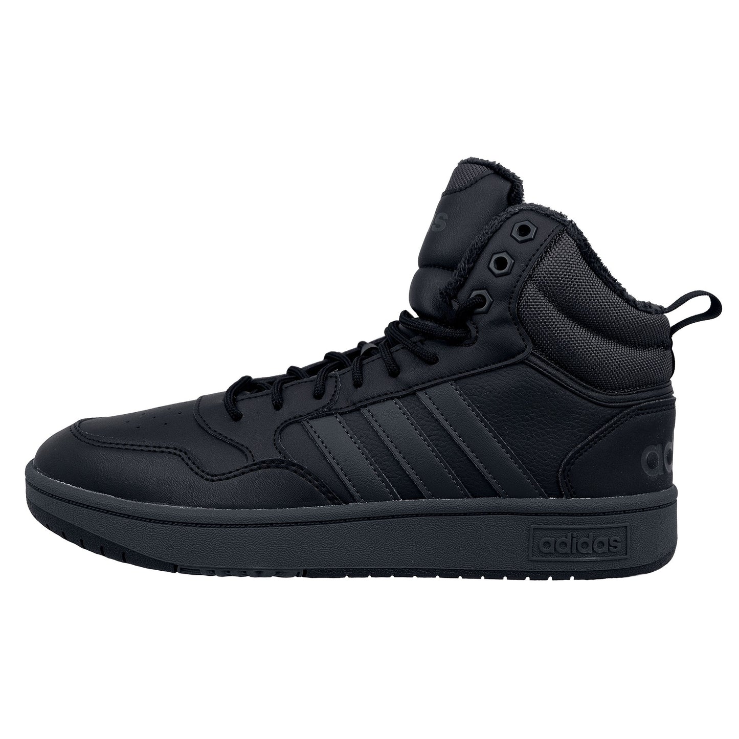 Baskets adidas Hoops 3.0 MID WTR pour homme Noir GW6421
