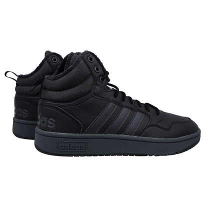 Baskets adidas Hoops 3.0 MID WTR pour homme Noir GW6421