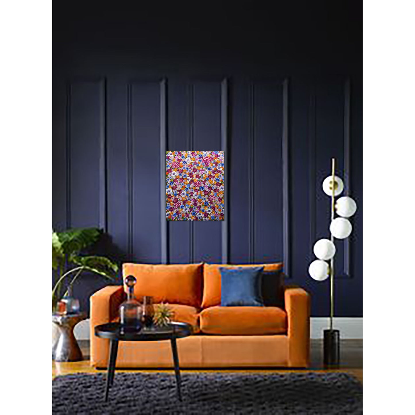 Anastasia Woron: "Flowers, Simply Adorable!" – Original Oil Painting 65x54 cm (2021)