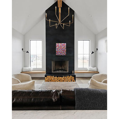 Anastasia Woron: "Flowers, Simply Adorable!" – Original Oil Painting 65x54 cm (2021)