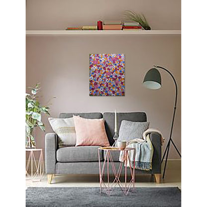 Anastasia Woron: "Flowers, Simply Adorable!" – Original Oil Painting 65x54 cm (2021)